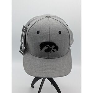 Iowa Hawkeyes NCAA Snapback Hat - Authentic Brand - Gray NWT OSFM